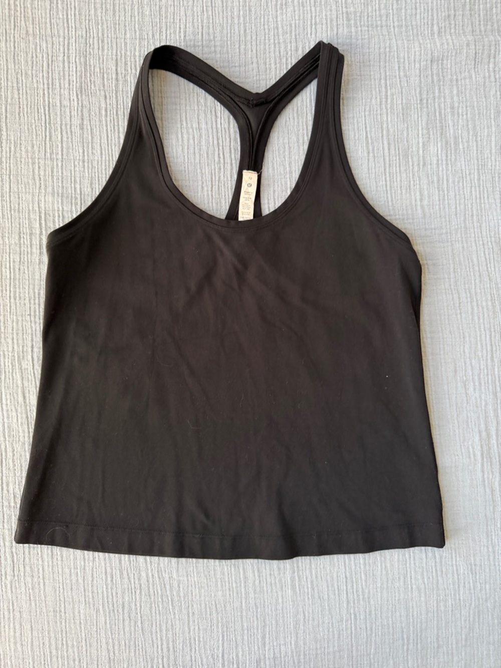 Lululemon Athletica Black Racerback Tank